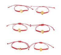 FRCOLOR 6pezzi Braccialetto Serpente Ciondolo Organizzatore Di Corde Per Braccialetti Amicizia Stile Cinese Per Corda Per Anno Del Serpente