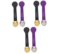FRCOLOR 6pezzi Cucchiaio Per Crema Contorno Occhi Applicatore Pratico Per Massaggio e Applicazione Accessorio Per Della Con Estremità Per Massaggio e Estremità Per Prelievo Crema