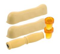 FRCOLOR 6pezzi Punte Antiscivolo Per Bastoni e Crutches Ricambio Gomma Per Maniglie e Compatibili Crutches Singoli e Doppie Per Anziani e Escursioni All Aperto