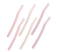 FRCOLOR 6pezzi Rasoio per Sopracciglia in Acciaio Inossidabile Tagliacapelli per Viso Kit di Strumenti di Bellezza Portatile Modellatore per Sopracciglia Strumento per Cura Colore Casuale