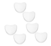 FRCOLOR 6pezzi Scatola Porta Dentiera Trasparente Custodia Per Apparecchi Dentarie Pratica e Durevole Accessorio Da Viaggio Per Dentiera e Retainer Con Chiusura Sicura