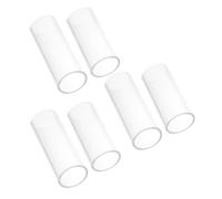 FRCOLOR 6pezzi Vetro Trasparente Slide Per Chitarra Acustica Anello Slide Per Chitarra Accessorio Per Elettrica Per Per Basso Elettrico Copertura Per Cursori Per Dita Per Precisione