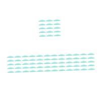 FRCOLOR 75paia Silicone Eyelash Lift Pads Reusable Perming Kit for Women Girls Premium Quality Comfortable Easy to Use for All Eye Shapes