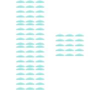 FRCOLOR 75paia Silicone Eyelash Perming Pads for Lifting Comfortable Easy to Use for All Eye Shapes