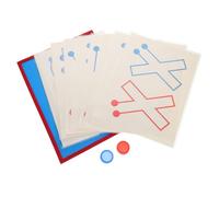 FRCOLOR 8 Carte Didattiche per Sviluppo Cerebrale Dei Coordinazione Mano Occhio per Montessori Educativo per Sviluppo Cognitivo e Cooperazione