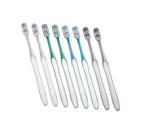 FRCOLOR 8 Pezzi Spazzolino Da Viaggio Piccolo Spazzolino Da Viaggio Pp Aldult Setole Campeggio Testa Facile Pulizia Manuale Spazzolino Da Denti Manuale Spazzolino Da Denti Per Uomini