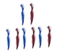 FRCOLOR 8 Pz Spazzolino Da Per Protesi Per Anziani Spazzolino Da Dentiera Strumenti Per La Pulizia Della Protesi Da Per Per Dentiere Pp