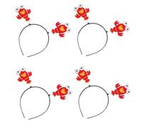 FRCOLOR 8pezzi Cerchietto Forma Di Aragosta Per Donne Fascia Per Capelli Stile Animale Marino Accessori Unici Per Travestimenti Feste Di Compleanno e Mascherate