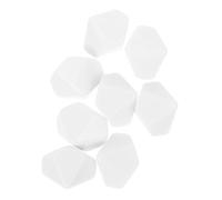 FRCOLOR 8pezzi Dadi Acrilici Vuoti Per Fai Da Te Di Dadi Personalizzati in Acrilico Adatti Per Giochi in Famiglia Feste Educazione Precoce e Ufficio