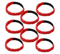 FRCOLOR 8pezzi Fasce Elastiche da Corsa Tre Gambe per Giochi di Squadra all Aperto Adatte Ragazzo Ragazza Ragazza e Adulti Chiusura Affidabile e Comoda per Feste di Compleanno Giornate Cam