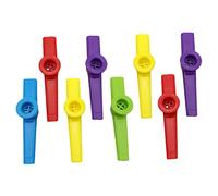 FRCOLOR 8pezzi Kazoo Strumento Musicale Portatile Facile da Usare per Ragazzo Ragazza e Adulti per Accompagnare Chitarra e Altri Strumenti Realizzato in Materiale Sicuro Forte Risonanza Qu