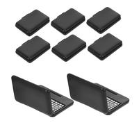 FRCOLOR 8pezzi Miniature Laptop Per Casa Delle Bambole Accessori in Plastica Pieghevoli Modellino Dettagliato Per Gioco Di Ruolo Educazione Tecnologica e Sviluppo Creativo