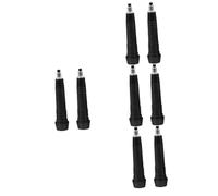 FRCOLOR 8pezzi Punte Al Carbonio Per Bastoni Trekking Accessori Antiscivolo Per Escursionismo e Camminate Facili Installare e Compatibili