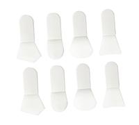 FRCOLOR 8pezzi Spazzola in Silicone Per Maschera Manico Corto Accessorio Per Pulizia Pratica Usare Casa Adatta Ogni Tipo Impacco