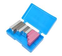 FRCOLOR 9 pezzi Blocchi Densità in Alluminio Ferro e Plastica Cuboidi di Dimensioni Uniformi per Esperimenti di Fisica Kit Laboratorio Didattico con Custodia Portatile Colore Casuale