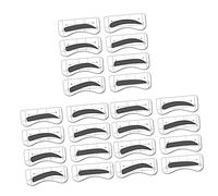 FRCOLOR 96paia Eyebrow Shaping Stencils Kit Strumenti Di Bellezza Per Disegnare Sopracciglia Facili e Veloci Per Principianti Offrono e Precisione Nel Makeup