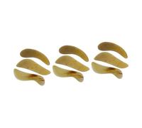 FRCOLOR 9pezzi Guasha Scraping Massage Tool Di Raschietti Corno Di Yak Per Massaggi Facciali e Corporali Strumenti Per Rilassamento Muscolare e Benessere Personale