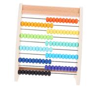 FRCOLOR Abaco Legno per Apprendimento Educativo per Sviluppo delle Competenze Logiche e Arithmetiche Sicuro e per La Scuola e Insegnamento Prescolare