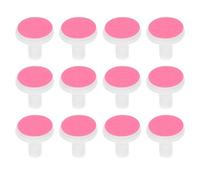 FRCOLOR Accessori per lima per unghie per neonati, 12 pezzi, teste abrasive elettriche per neonati, rettifica sicura per unghie per bambini da 1 a 6 mesi