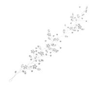 FRCOLOR Accessorio per capelli per capelli da sposa, per ballo, con cappuccio, per capelli, da donna, per matrimonio, con strass