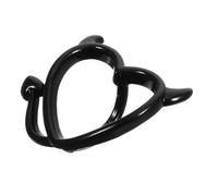 FRCOLOR Anello per Pancia Donna in Lega Rame Forma di Demone e Cuore Piercing Brillante e Confortevole per Uso Quotidiano e Feste