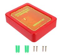 FRCOLOR Armadio Porta Chiavi da Parete con Resistente alle Intemperie, Mobiletto Porta Estintori Multifunzionale per Casa e Ufficio, Cassetta di Sicurezza e Fuoco Stile Stile Casuale