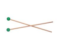 FRCOLOR Bacchetta per Glockenspiel Manico in Legno Mazzuola per Campana Bacchetta per Percussioni Accessori Musicali Testina in Gomma