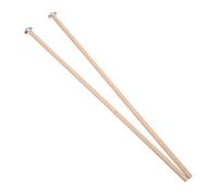 FRCOLOR Bacchette per Metallofono con Manico in Legno Testa per Glockenspiel e Campane Bacchette per Strumenti Percussione per Suoni Nitidi e Portatili