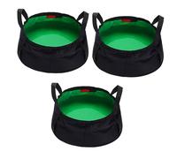 FRCOLOR Bacinella Pieghevole 3 Pz Viaggiare Pieghevole Sacca D'acqua Contenitori Pieghevoli