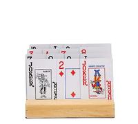 FRCOLOR Base in Legno Per Carte Da Gioco Supporto Espositivo Per Canasta Design Slot Rack Extra-large Ampio Per La Mano Vincente