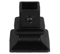 FRCOLOR Base Montante Ringhiera in Ferro Nero per Corrimano Scale, Supporto Corrimano, per Esterni e Ville, Stile Classico Elegante, per Professionisti e Appassionati DIY