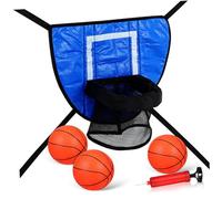 FRCOLOR Basket Blu con Resistente e Palloni Pompa Accessorio Facile da Montare e Compatibile con Vari Modelli Sportivo Ragazzi e Ragazze