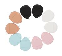 FRCOLOR Beauty-Tools - Set di 10 pennelli per cosmetici, per makeup in, per fondotinta, per trucco, mini soffio asciutto, piccolo cuscinetto ad aria, scatola rettangolare