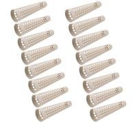 FRCOLOR Bobina di Filato Conica in Plastica per Filatura e Tintura, Set da 20 Pezzi Materiali per Avvolgimento Tessile, Design a Rete per Flusso d'Aria, Utile per Macchine da Cucire e Fai