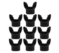 FRCOLOR Boccaglio per Erogatore da Sub in Silicone Nero 10 Pezzi Respiro Fluido e Uso Versatile per Immersioni e Attività Subacquee