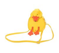 FRCOLOR Borsa a Tracolla da Donna Piccola Leggera a Forma di Paperella Cartoon Combinazione di Colori Vivaci Portamonete Compatto per Viaggi Scuola e Uso Quotidiano