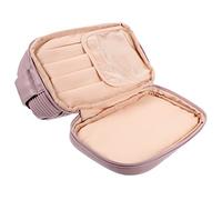 FRCOLOR borsa cosmetica a mano makeup bag make up bag prodotto borsa con scomparti buste pochette trucchi tote bag per accessorio per il trucco custodia per articoli da toeletta pelle rosa