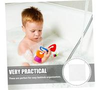 FRCOLOR Borsa Giochi da Bagno in Rete Traspirante con Gancio Organizer Multifunzione per Giocattoli Asciugatura Rapida e Drenaggio Completo per e Piccole Piscine