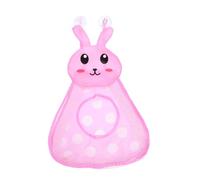 FRCOLOR Borsa Portaoggetti Bagnetto per Contenitore Rete Cartoon Forma Coniglio per Giochi da Bagno e Accessori per Doccia Camera