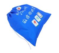 FRCOLOR Borsa Portaoggetti Mahjong con Coulisse di Capacità per Set di Gioco Mahjong Cinese Mahjong Organizer da Viaggio Portatile