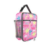 FRCOLOR Borsa Termica per Pranzo Isolata Oxford 600d Resistente All’olio Manici e Tracolla Rinforzati, Ampia Capacità, Porta Vivande Multifunzione per Ufficio e Picnic