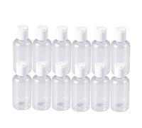 FRCOLOR Bottiglie Ricaricabili da Viaggio per Shampoo e Lozione 24 Pezzi 75 Ml Resistenti Leggeri per Attività All'aperto Trasferta Sport e Viaggio Colore Casuale