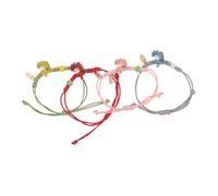 FRCOLOR Braccialetto Intrecciato A Forma Di Dinosauro 4 Pezzi Braccialetti Coordinati Braccialetti Coordinati Con Dinosauri Braccialetti Per Braccialetti Per Bambine Gioielli