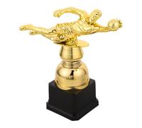 FRCOLOR Calcio Guanto d'oro in Plastica con Design Elegante per Giovani Portieri e Collezioni Personali