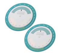 FRCOLOR Calcolatrice Dell'imc a Parete 2 Pezzi, Ruota di Monitoraggio Peso e Altezza Trasparente, Strumento di Controllo Dieta per Uso Domestico e Centri Fitness