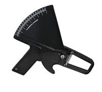 FRCOLOR Caliper Plicometro per Misurazione Grasso Corporeo Tester Spessore Cutaneo per Uomini e Donne Nero con Istruzioni e Grasso Misurazione Accurata e Resistente Inossidabile