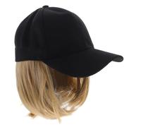FRCOLOR Cappellino Baseball Con Parrucca Dritta Per Donne Accessorio Alla Moda Per Ogni Occasione Facile Da Indossare e Realizzato Ad Alta Temperatura Adatto Per Feste e Viaggi
