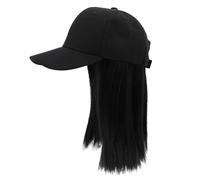 FRCOLOR Cappello Con Parrucca Femminile Cappello Integrato Parrucca Corta E Dritta Accessorio Elegante Per Feste E Shopping