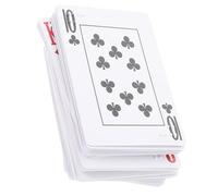 FRCOLOR Carte da Gioco Jumbo in Braille per Ipovedenti e Non Vedenti, Set Portatile Segni Tattili, Gioco Inclusivo per Adulti e Ragazzo Ragazza, Ausilio per Apprendimento