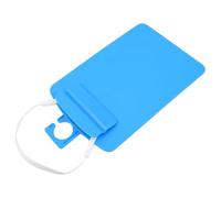 FRCOLOR Cartella per Cartelle Cliniche con Gancio Appendibile, Clip Integrata e Tasca in Plastica Blu, Adatta a Documenti di Infusioni A5 per Gestione Efficiente in Ambienti Ospedalieri